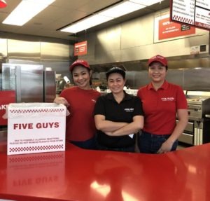 Five Guys Manning Town Centre